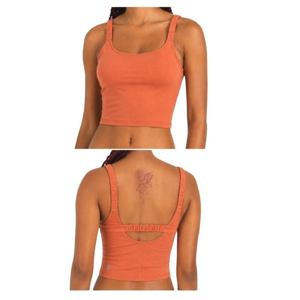 Free People Movement Womens XXS Post Up Cami Orange